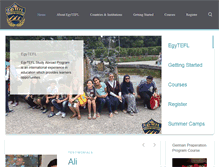 Tablet Screenshot of egytefl.org
